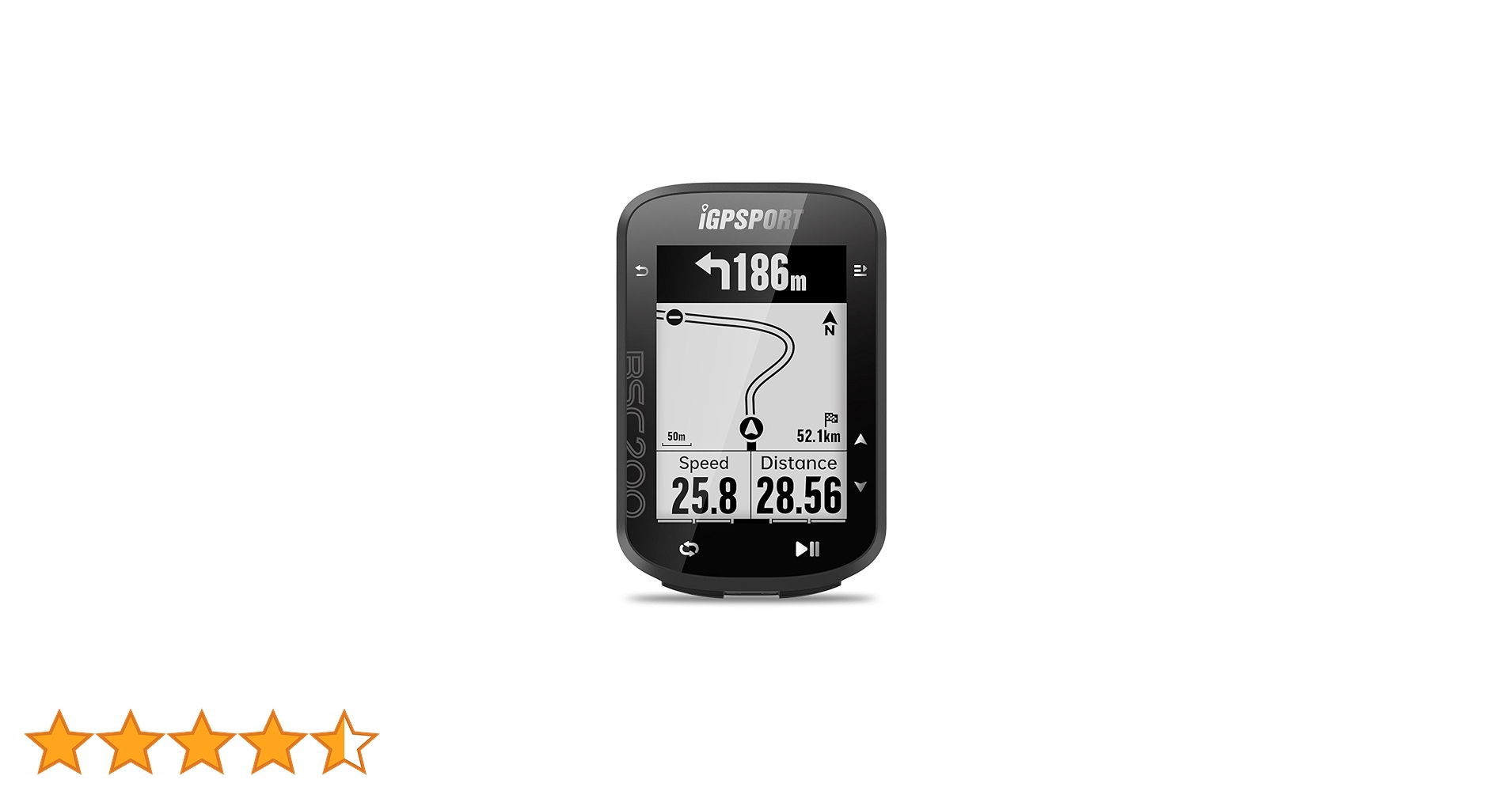 iGPSPORT BSC200S GPS Bike Computer, Wireless Route